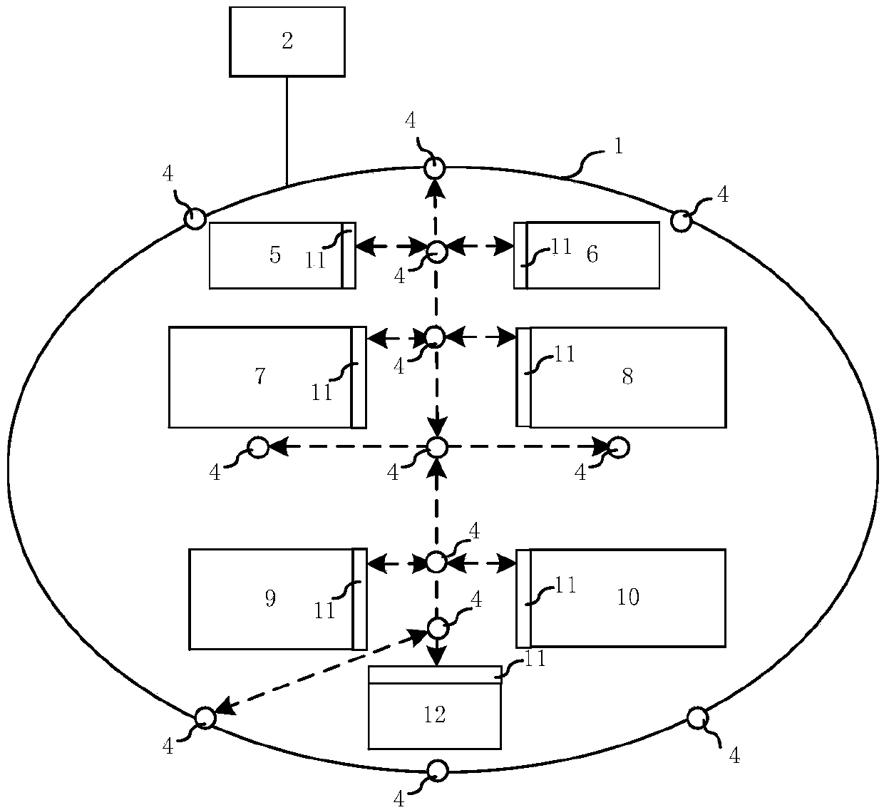 Block chain virtual storage battery charging and discharging management system