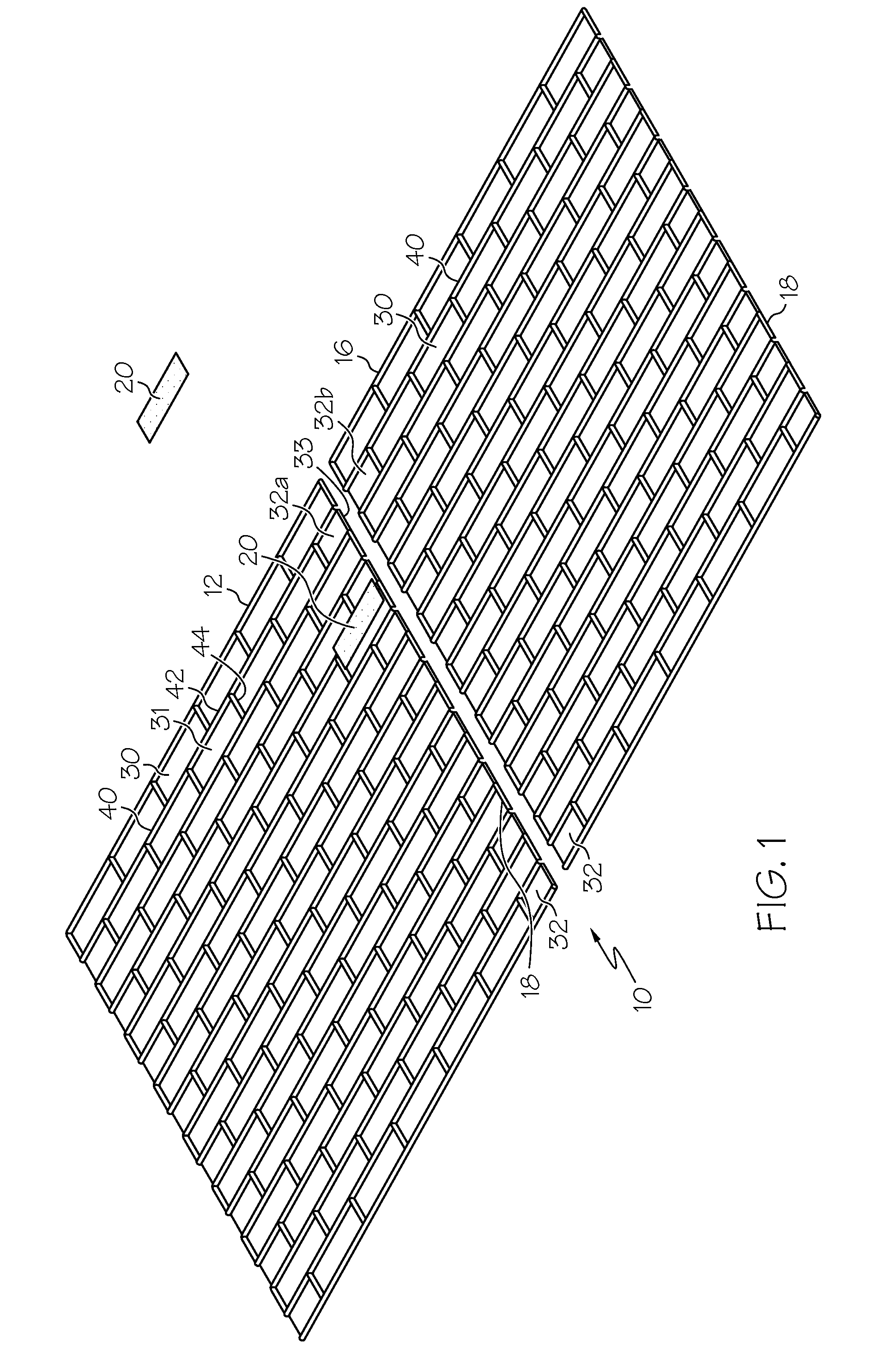 Bridge member spanning formliner joint