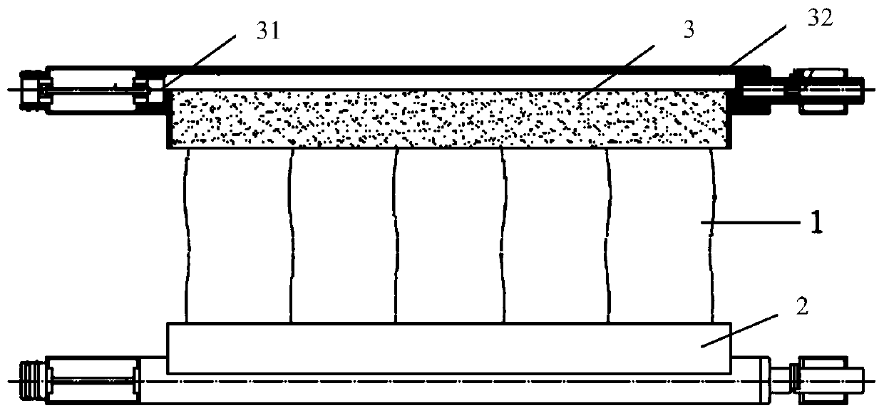 Pluggable curtain-type membrane device and pluggable curtain-type membrane equipment