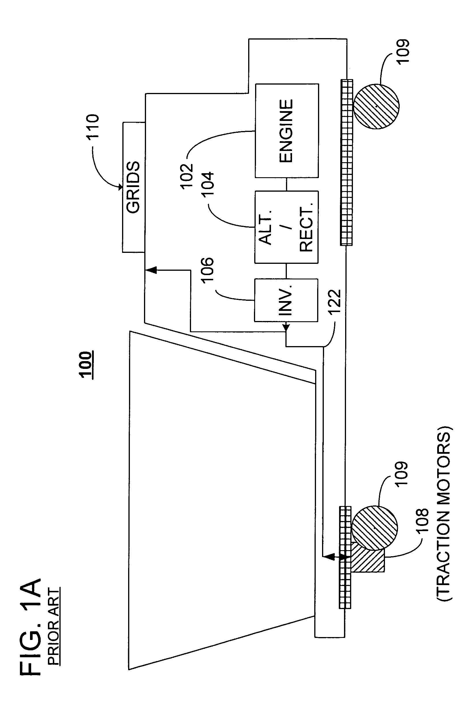 Hybrid energy off highway vehicle load control system and method