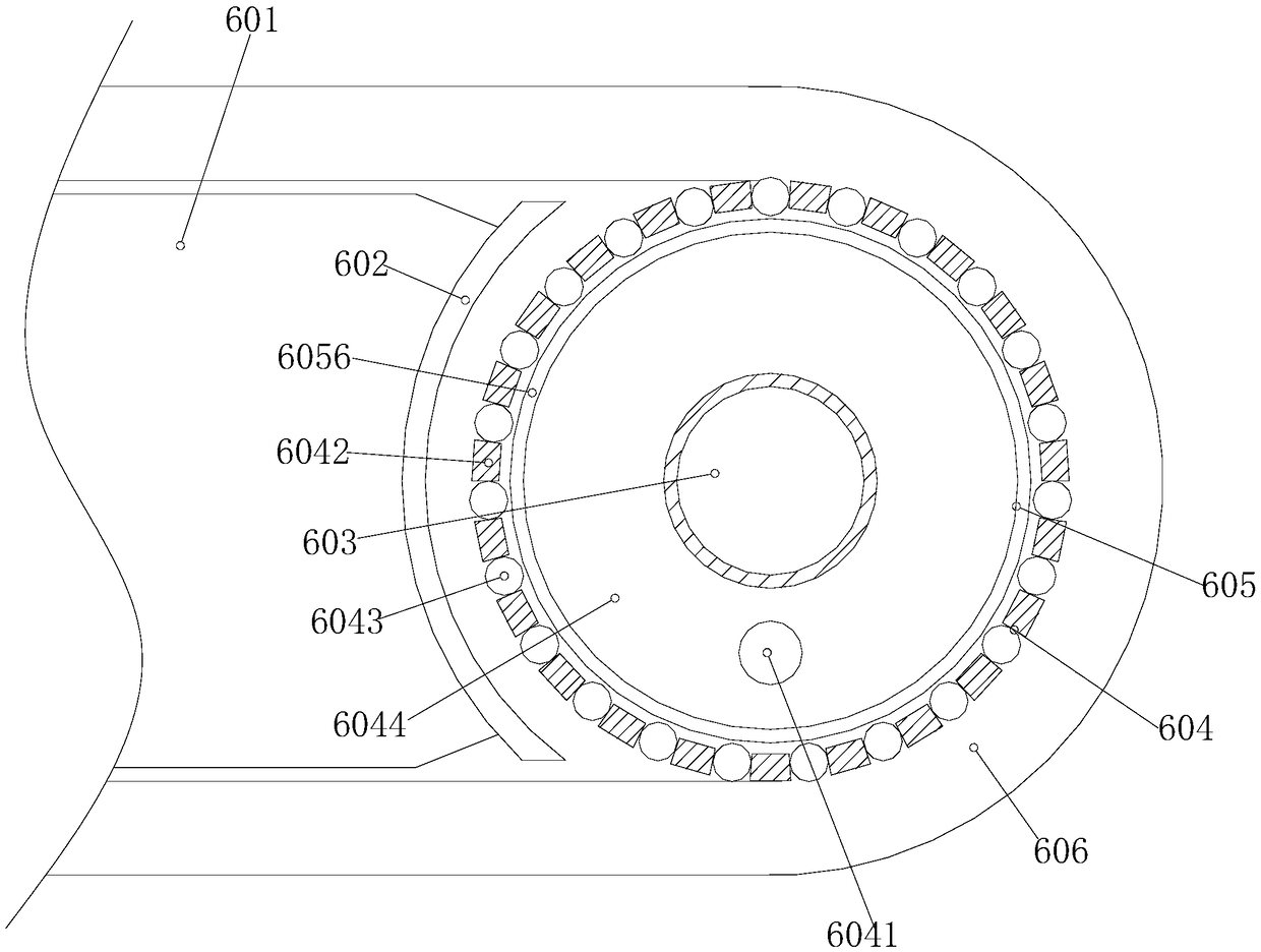 Lubricating device of running machine running belt by utilizing rolling rod to apply oil for lubrication