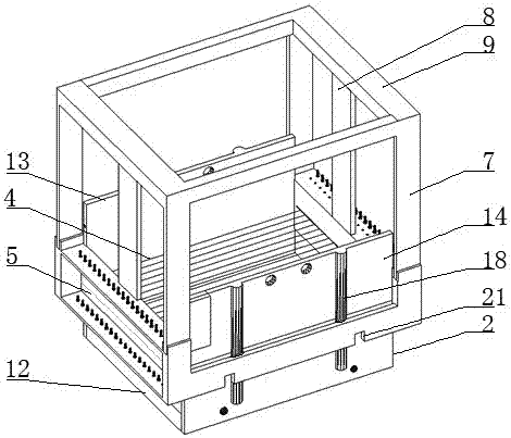 Vertical mechanical model material thin layer cutting device