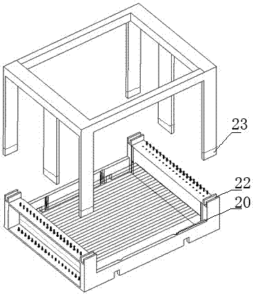 Vertical mechanical model material thin layer cutting device