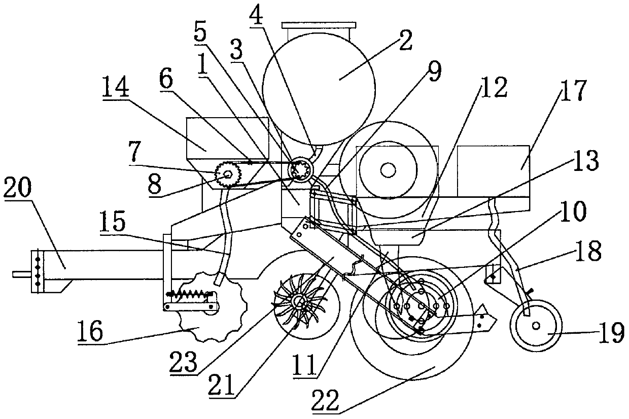 No-tillage water supplement seeder