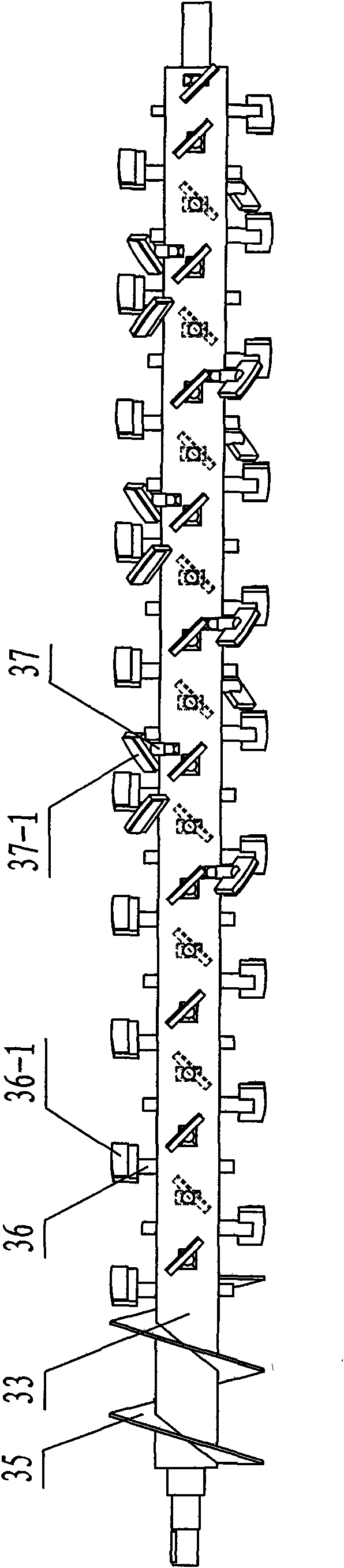 Continuous sand mixer