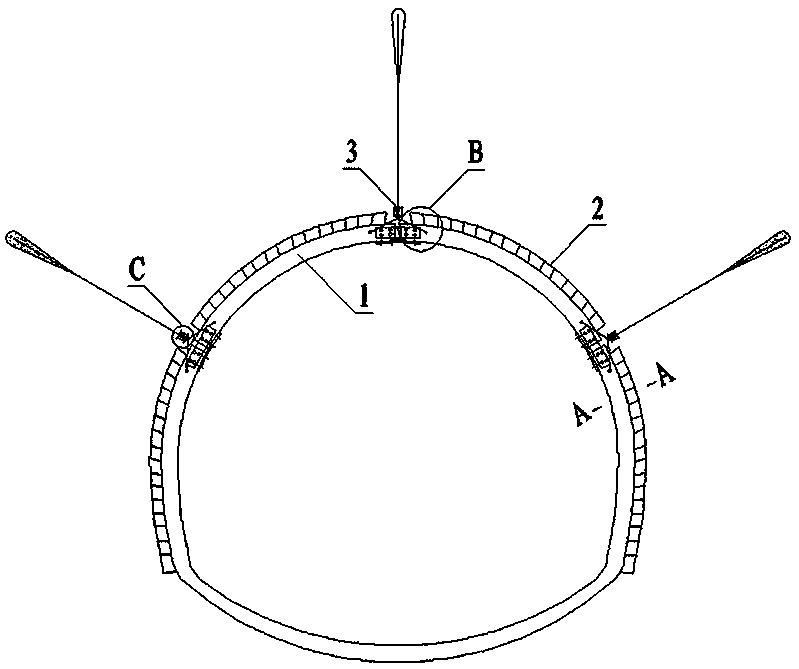 Anchor Rod-Steel Frame Joint Yield Initial Support Structure and Construction Method