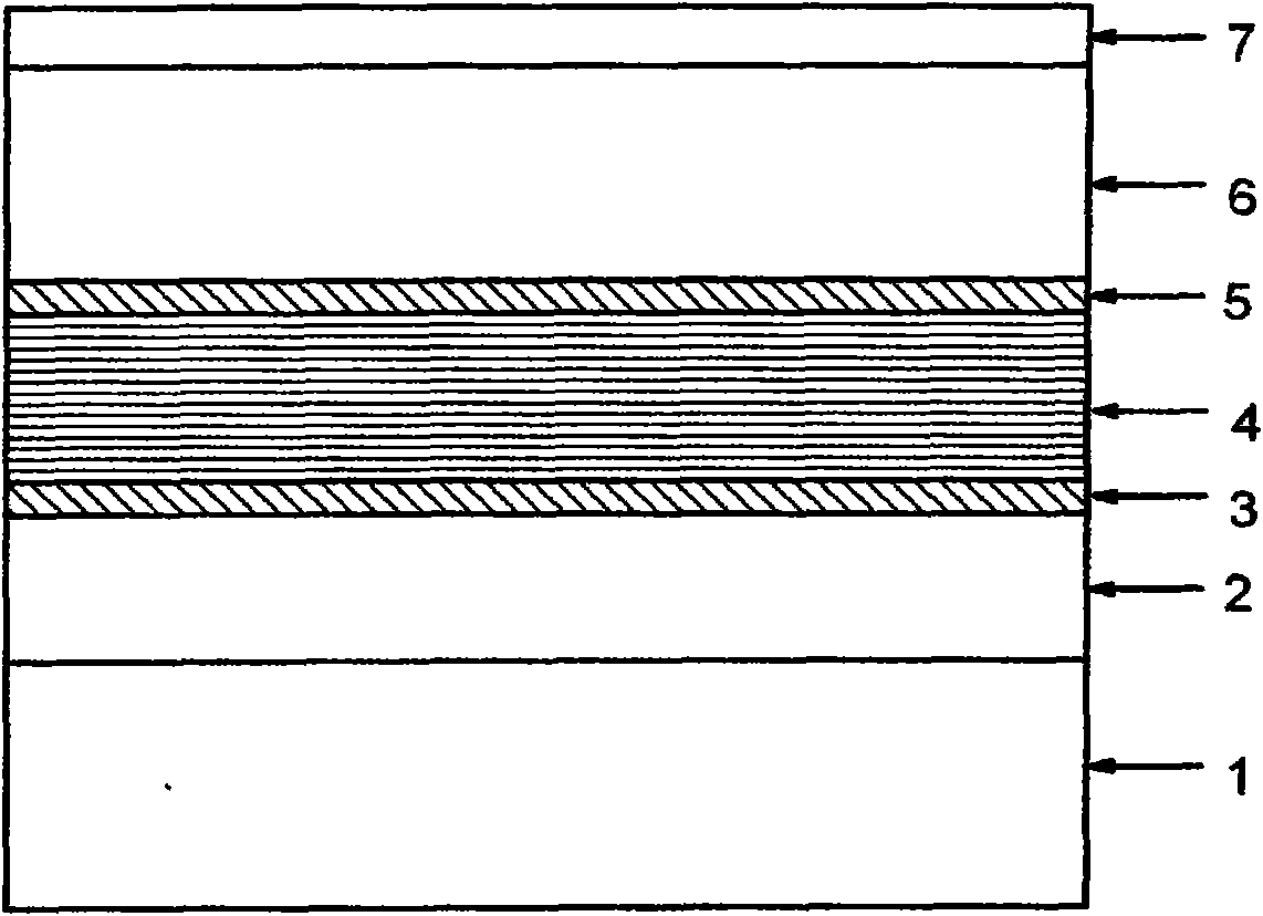 Inclined cavity surface two-dimensional photonic crystal distribution feedback quantum cascade laser and preparation method