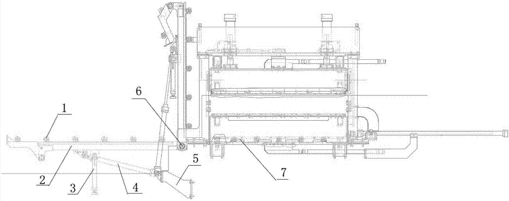 Semi-automatic drying roller replacing device and method thereof