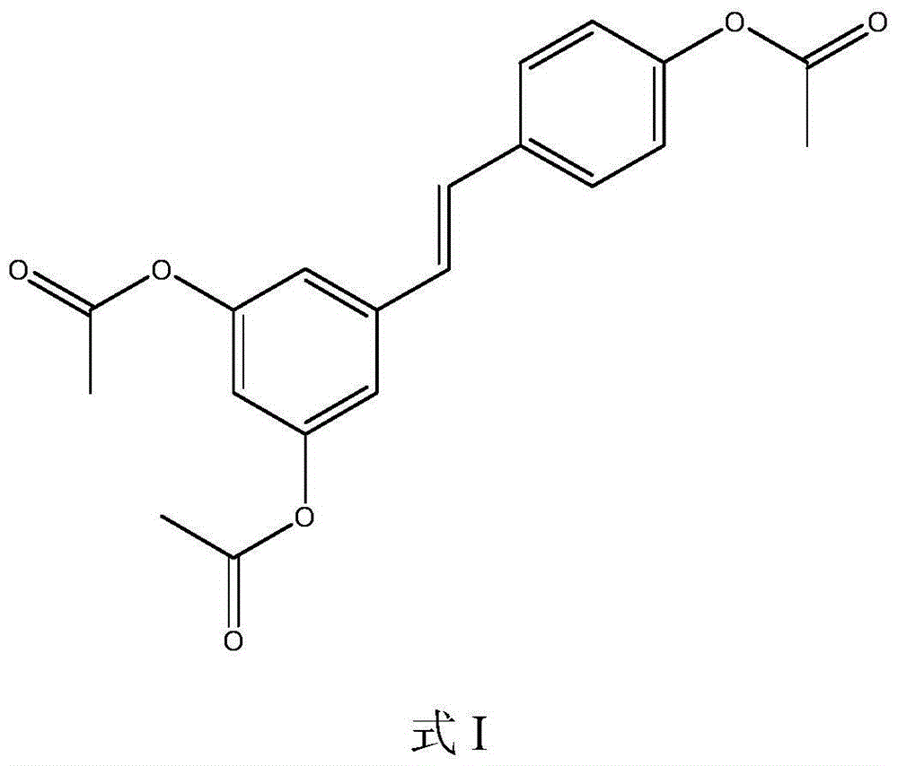 Method for synthesizing acetyl-trans-resveratrol