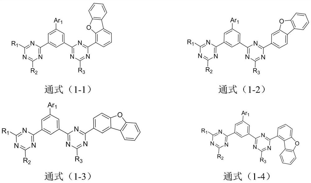 Organic compound containing triazine structure and application thereof