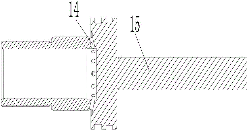 Air cylinder with liquid buffer device