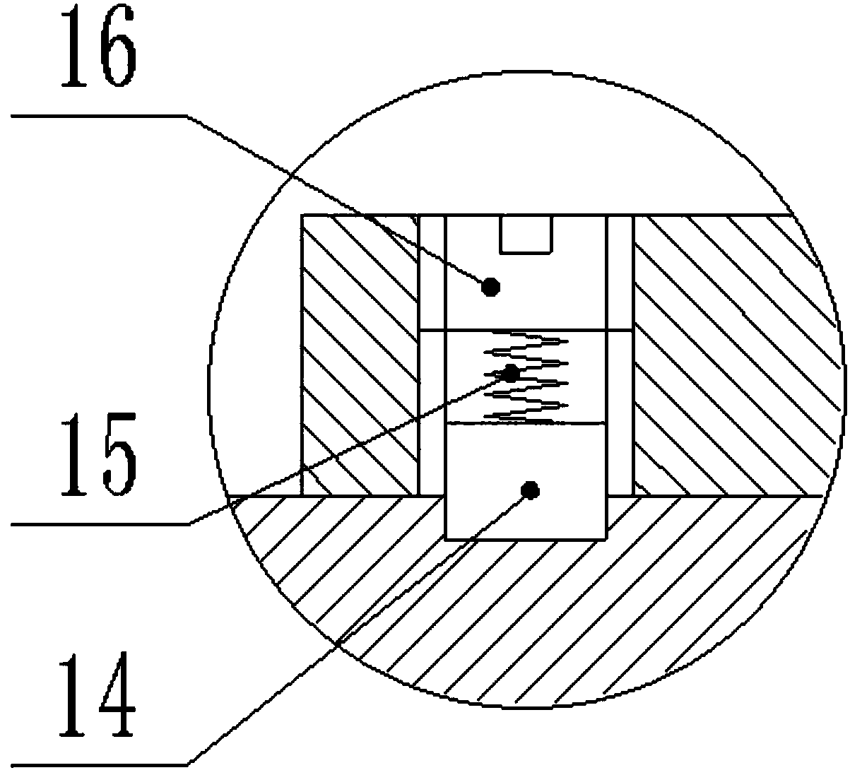 Anti-loosening screw fastener connection structure