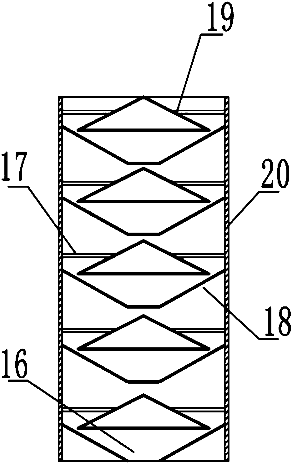 Granulated blast furnace slag powder iron removal device in construction aggregate processor