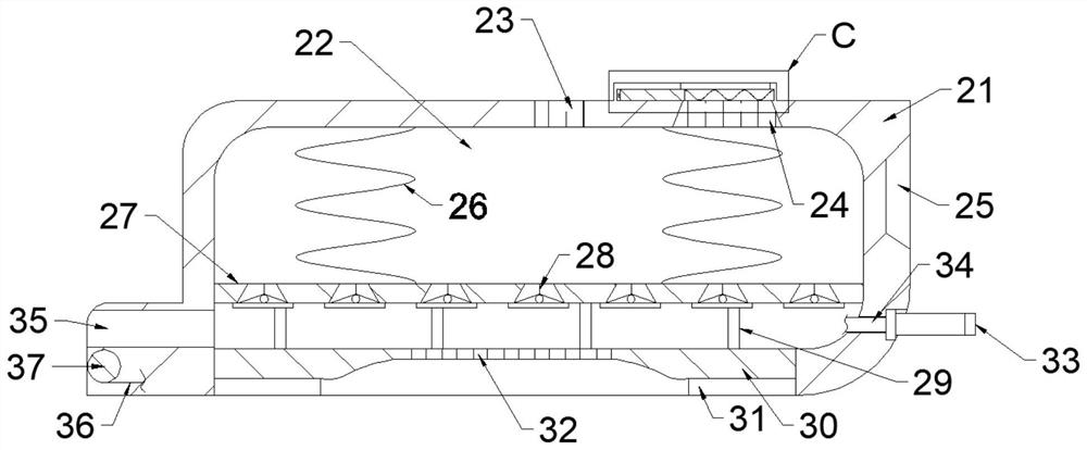 Tissue-liquid separation type wet tissue storage box