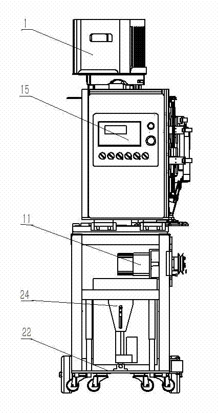 Combined automatic doffing trolley