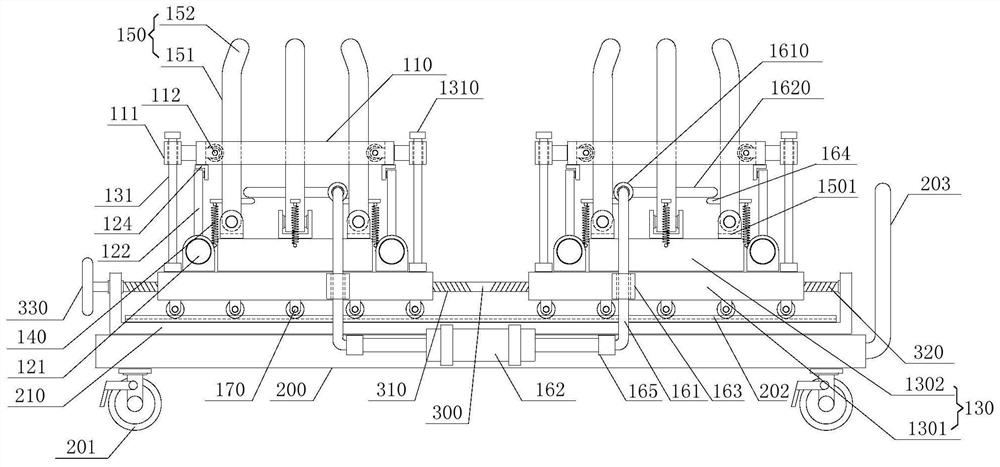 Protection device for tail vein blood sampling of livestock