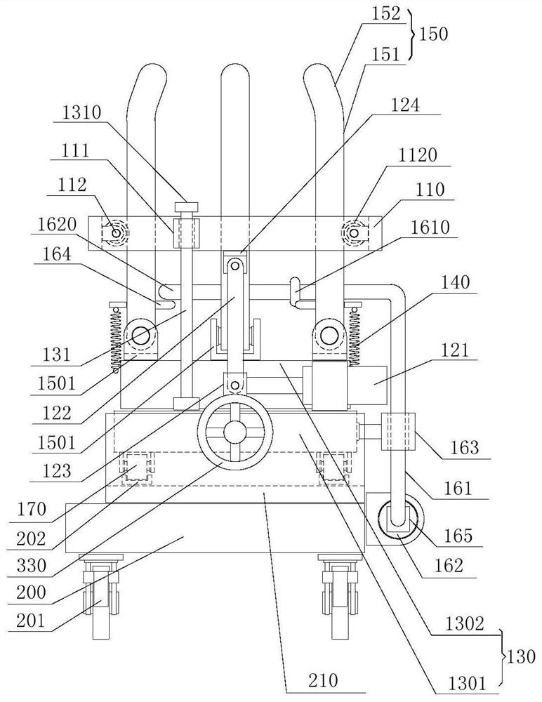 Protection device for tail vein blood sampling of livestock