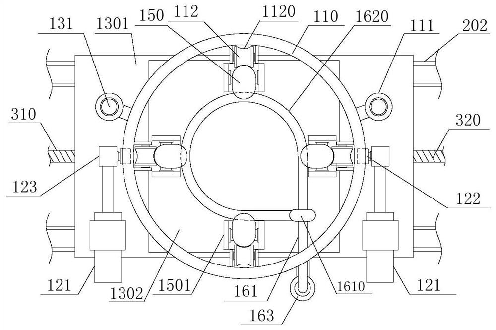 Protection device for tail vein blood sampling of livestock