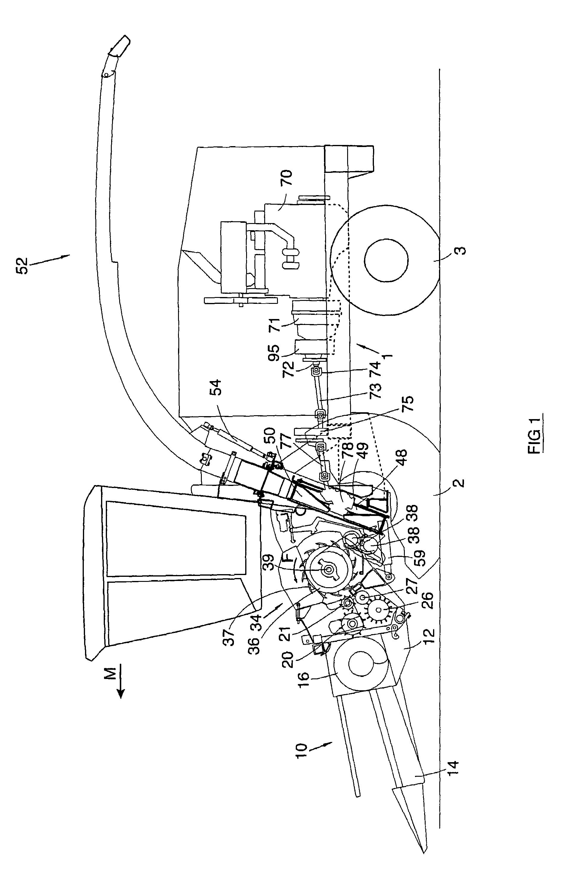 Agricultural harvesting machines and front attachments therefor