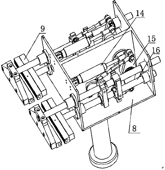 Eight-station two-row packaging machine