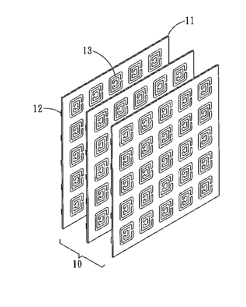 Plane focus antenna