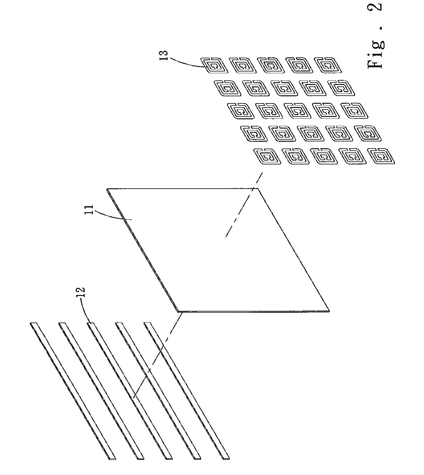 Plane focus antenna