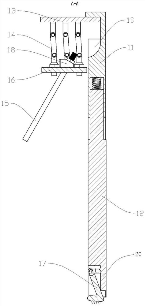 On-site safety protection device for foundation pit construction