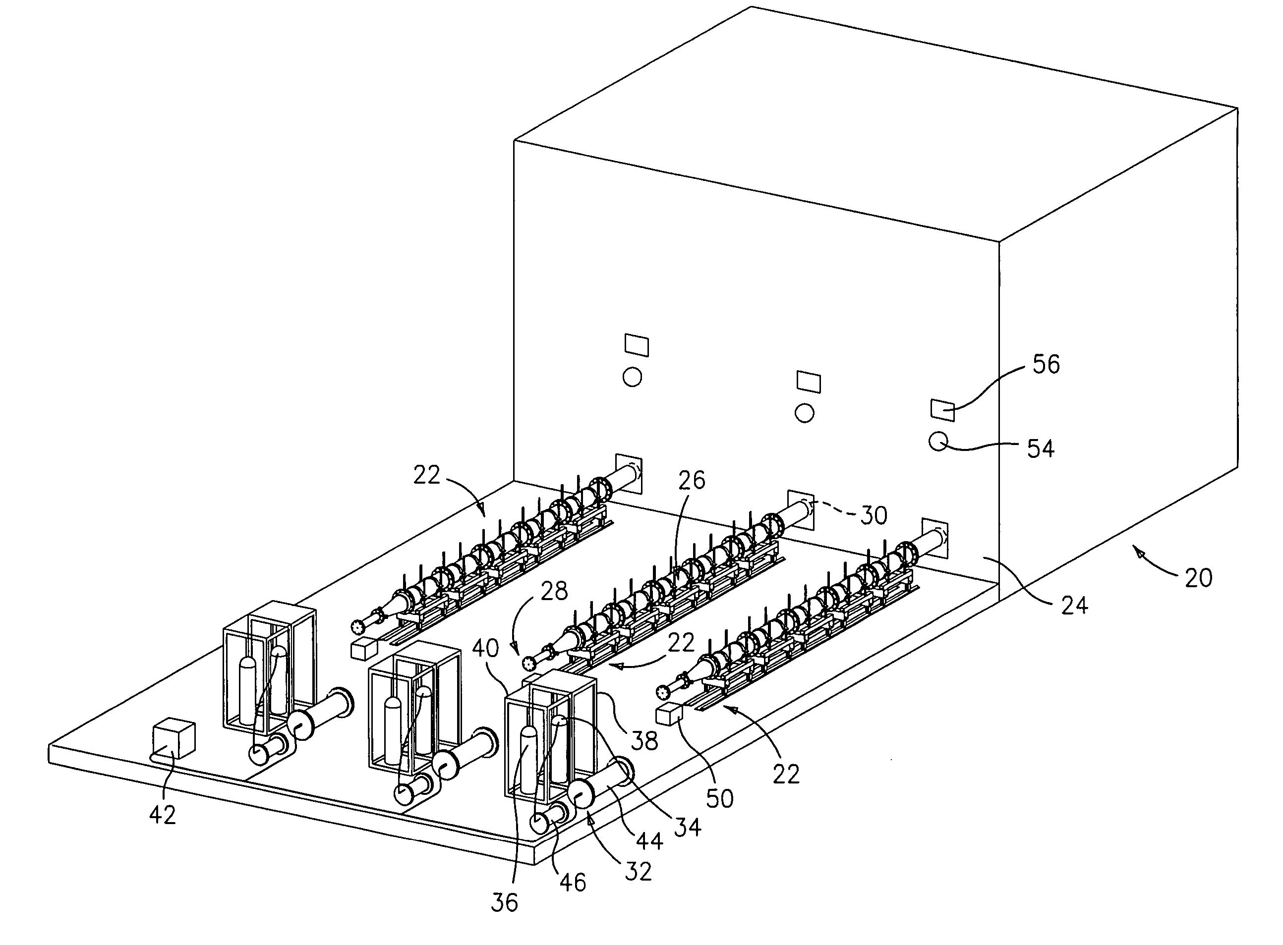 Control of detonative cleaning apparatus