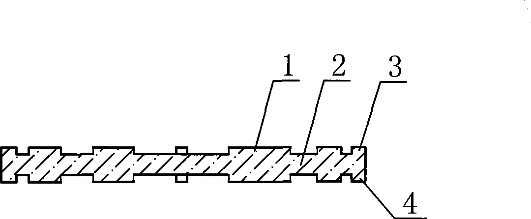 Support member for laminated glass and method for making same