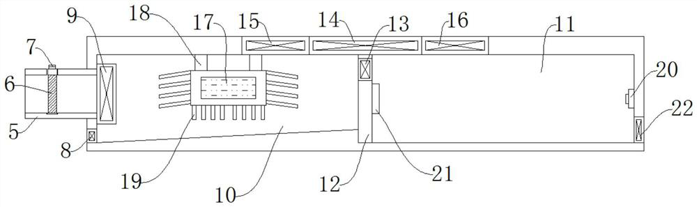 Ambient air sampling device with pretreatment structure