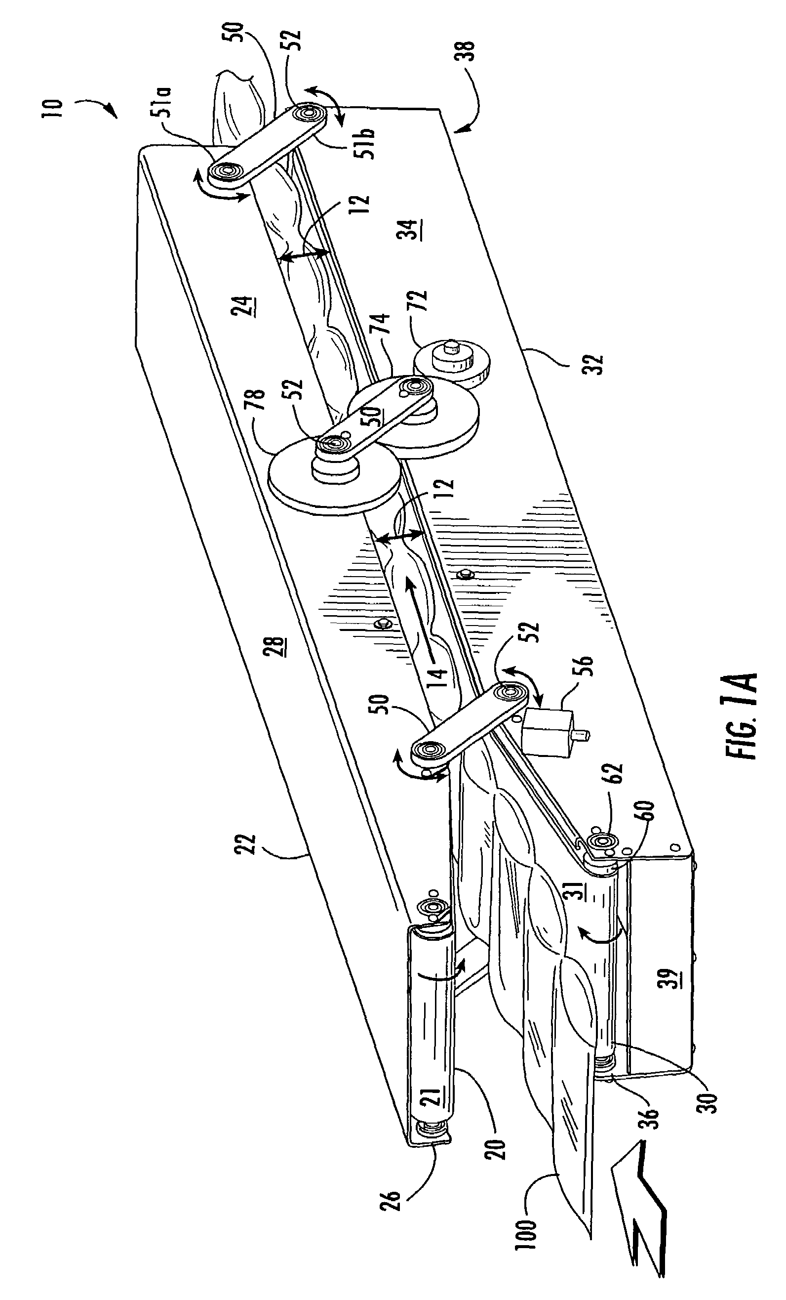 Apparatus and system for detecting under-filled cushions