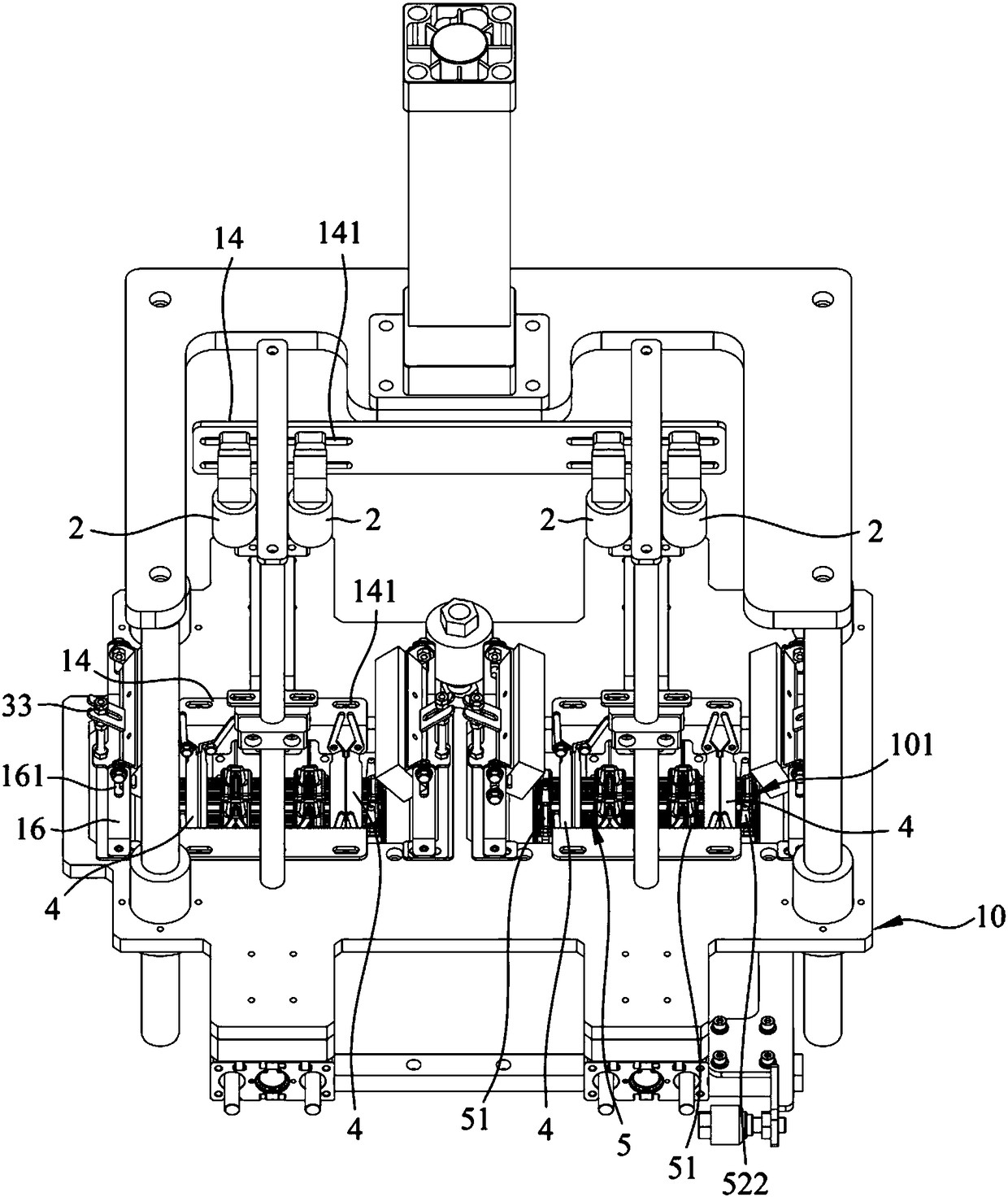 Automatic battery yield detection device and method