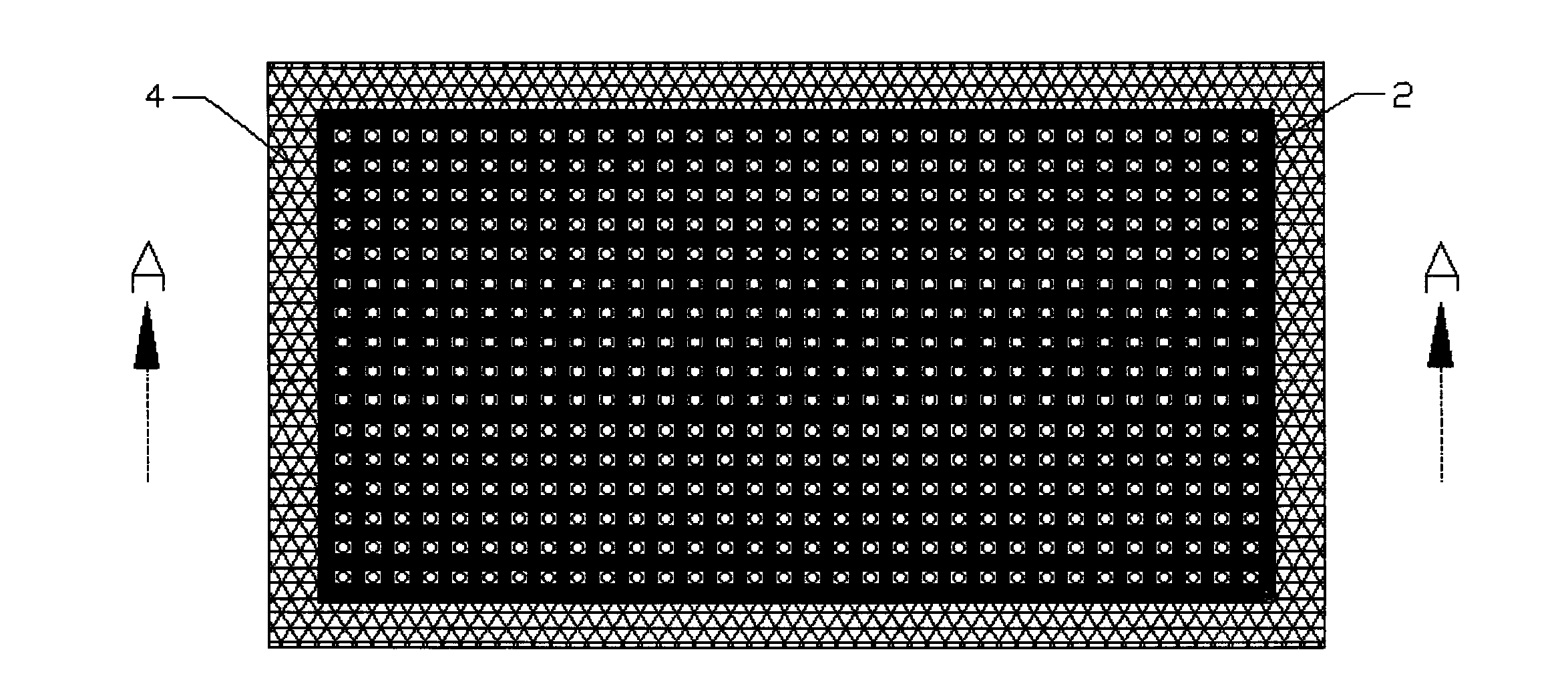 Chip LED (light emitting diode) display screen and manufacturing method thereof