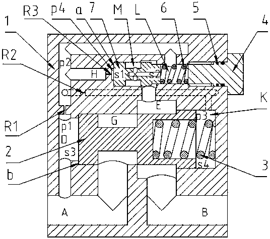 Pilot type hydraulic safety valve