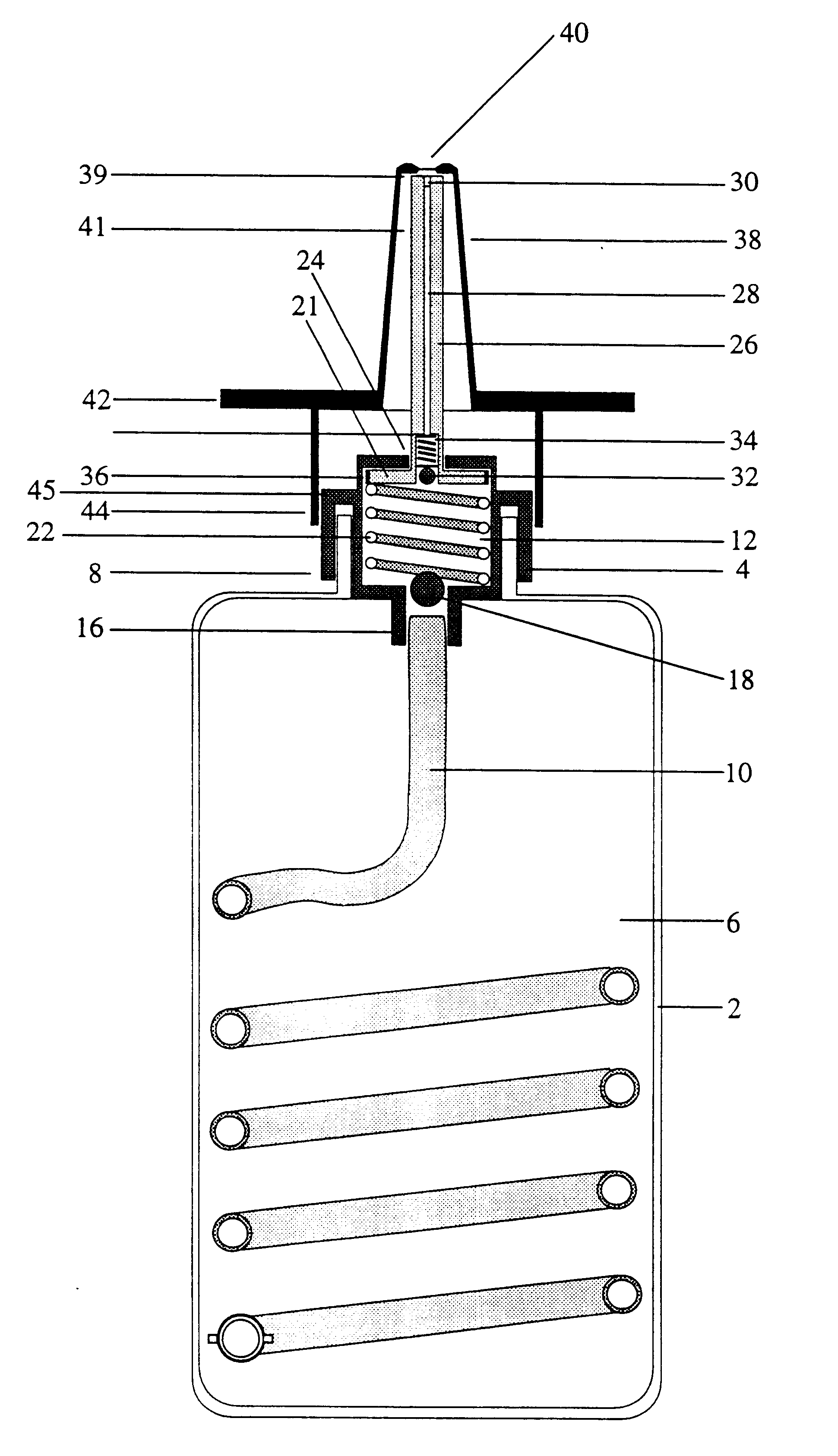 Patient controlled drug delivery device