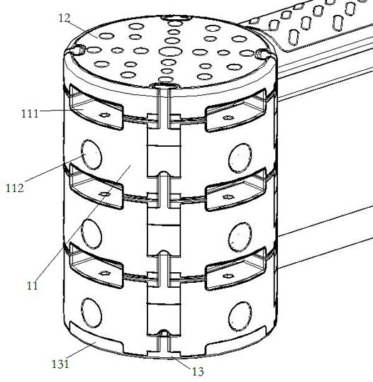 Obstacle climbing moving device