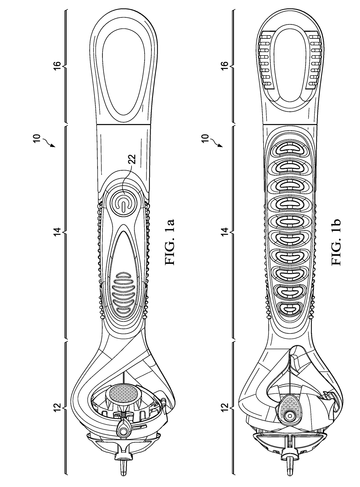 Battery operated razor