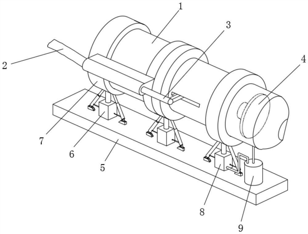 A kind of auxiliary equipment for starting low-speed marine diesel engine