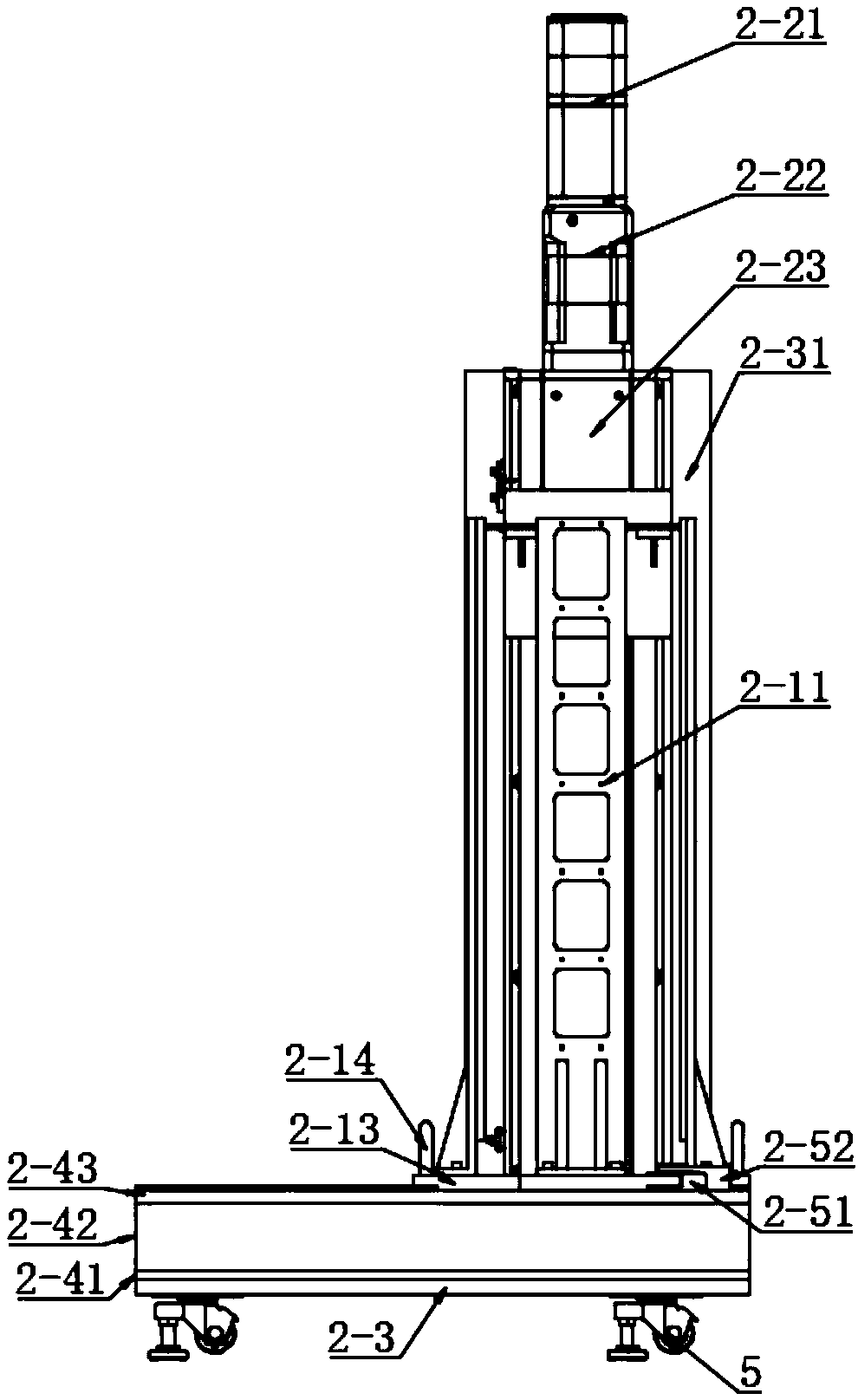 Assembled foam stacking and unstacking equipment