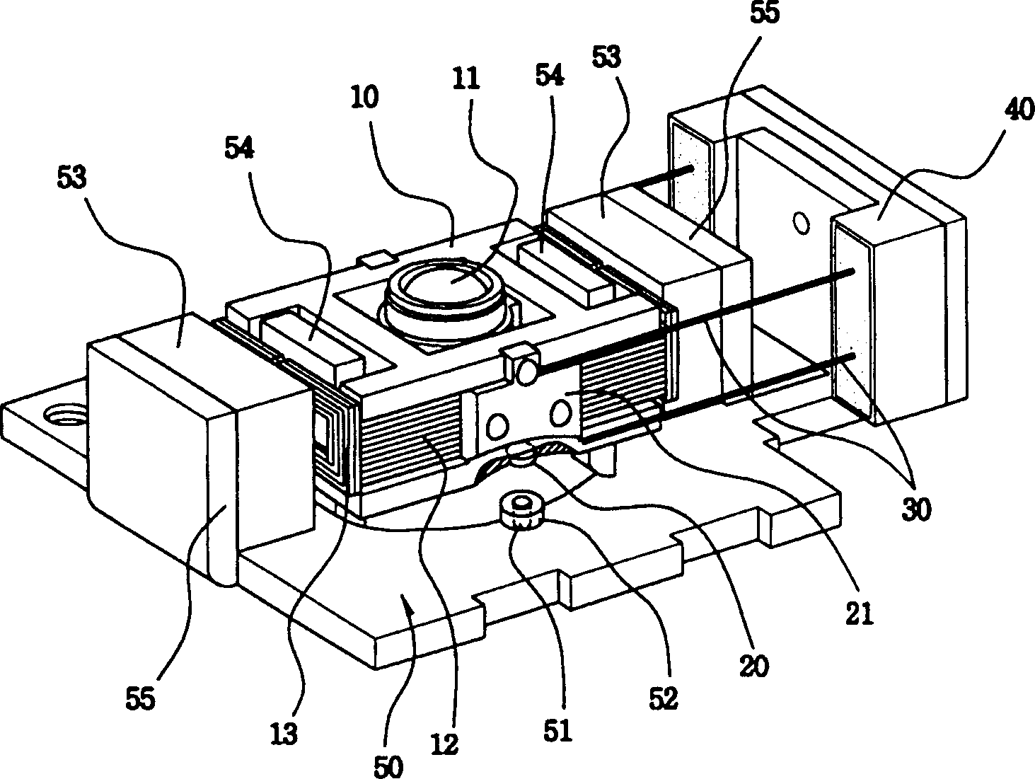 Optical head actuator