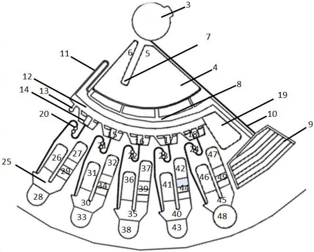 Microfluidic blood coagulation detection device and method