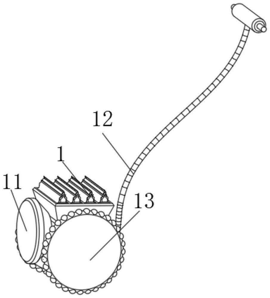 LED lamp for underwater detection