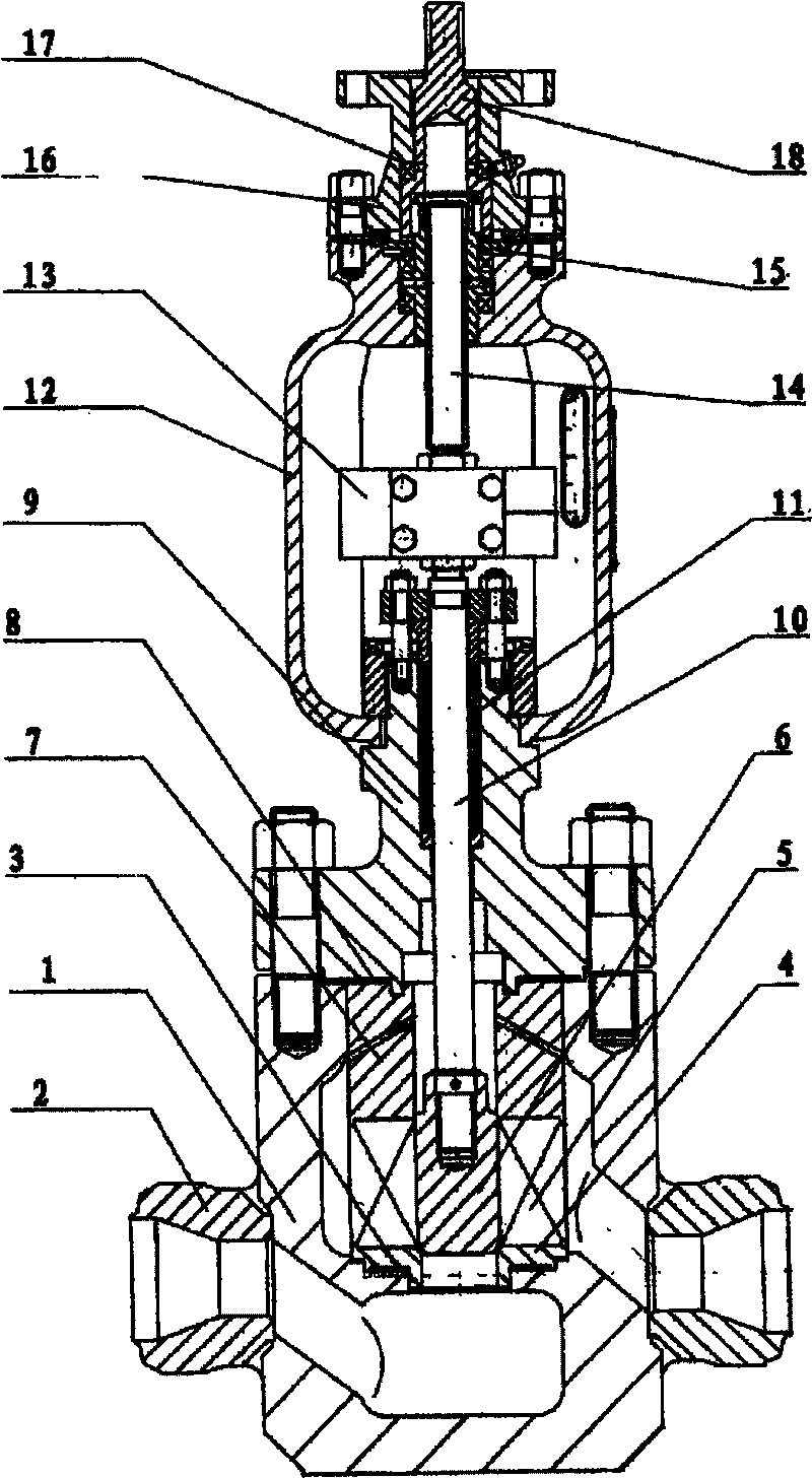 Feed water regulating valve