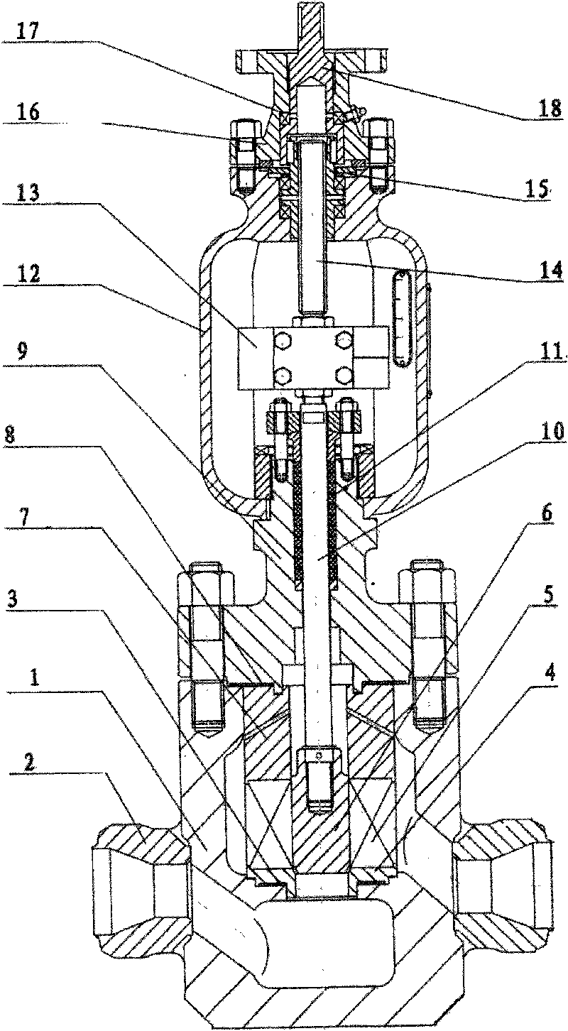 Feed water regulating valve