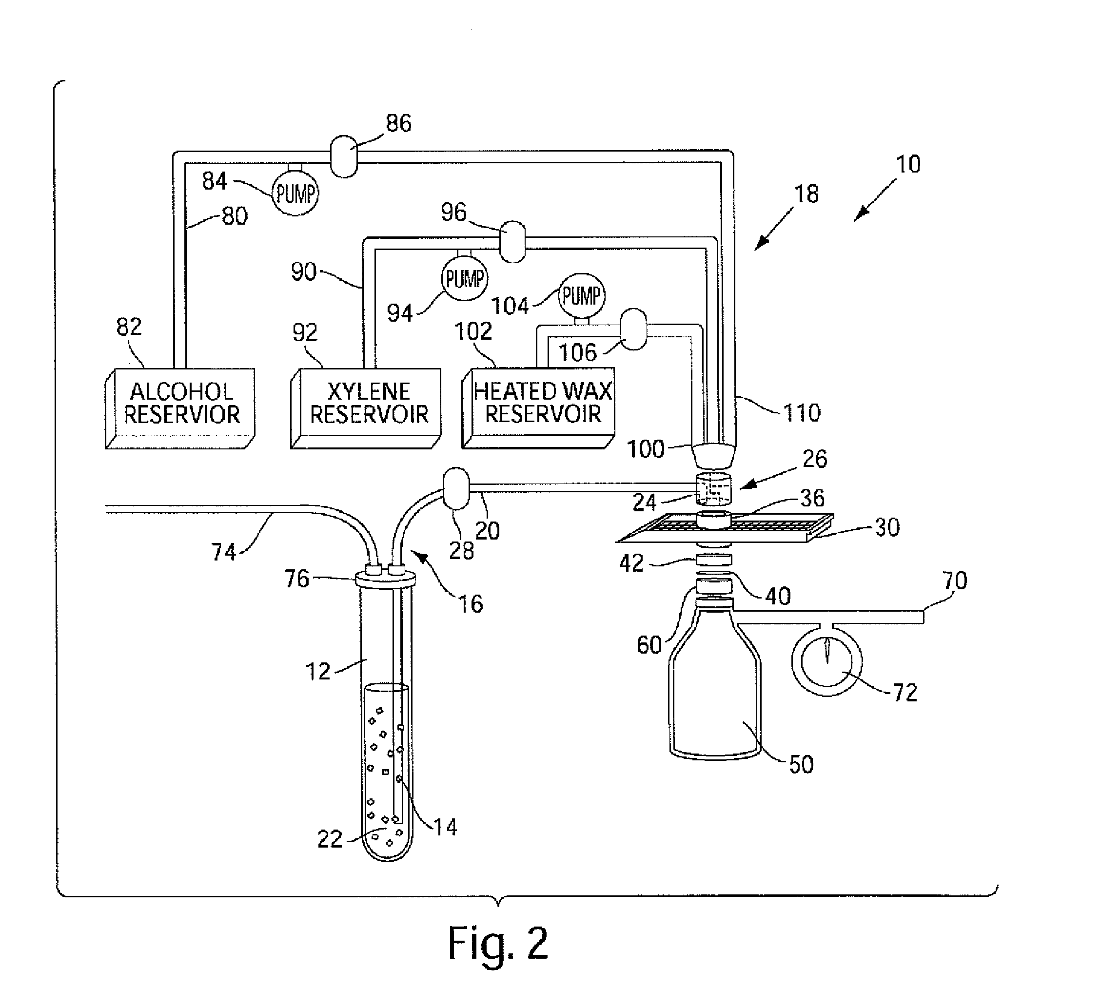 Method and apparatus for preparing cells for microtome sectioning and archiving nucleic acids and proteins