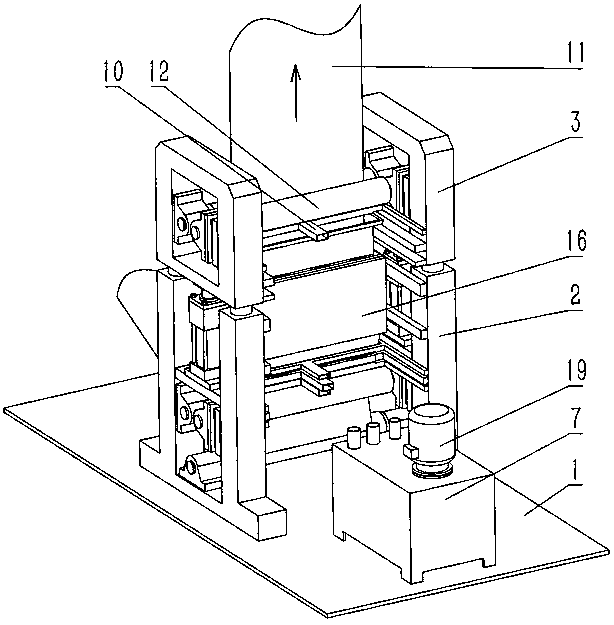 A hot-dip galvanizing system without sinking rolls