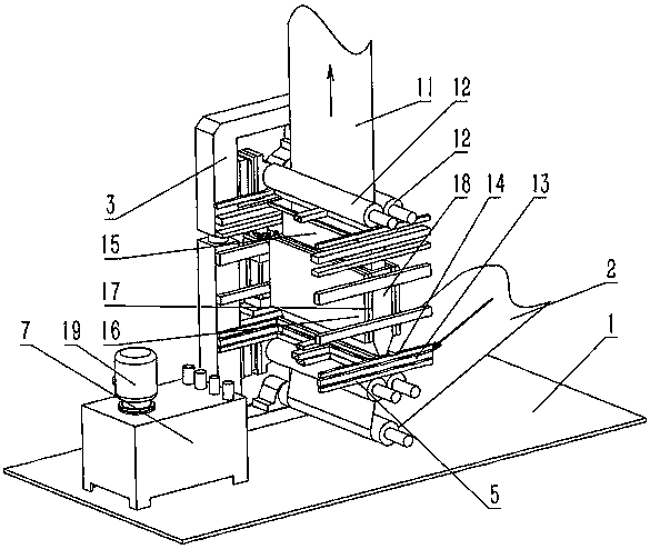 A hot-dip galvanizing system without sinking rolls