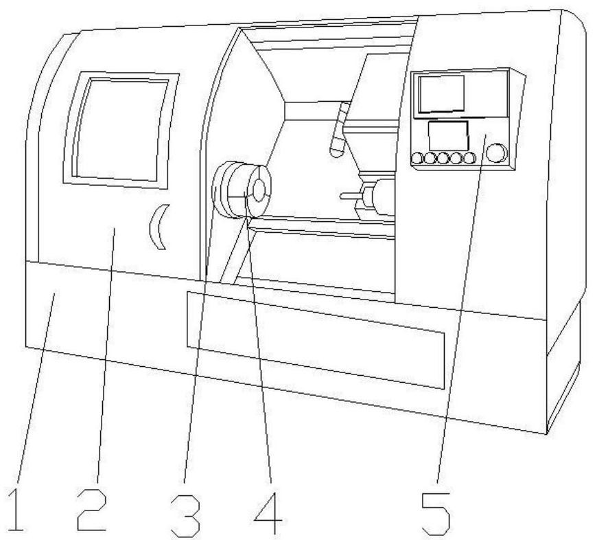 Metal cutting machine tool capable of achieving rapid clamping