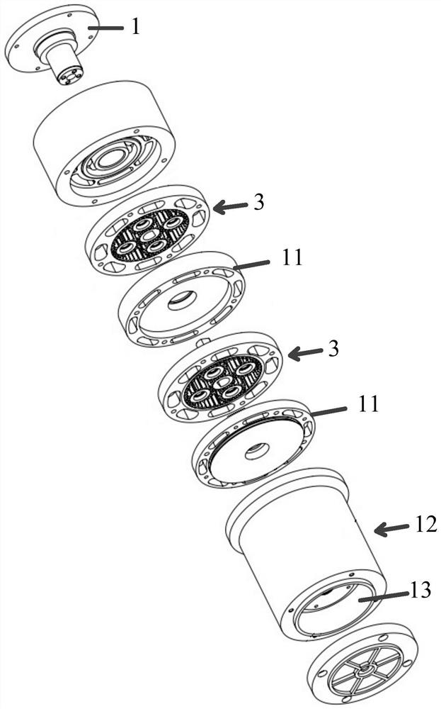 Planetary gear reduction mechanism and steering engine