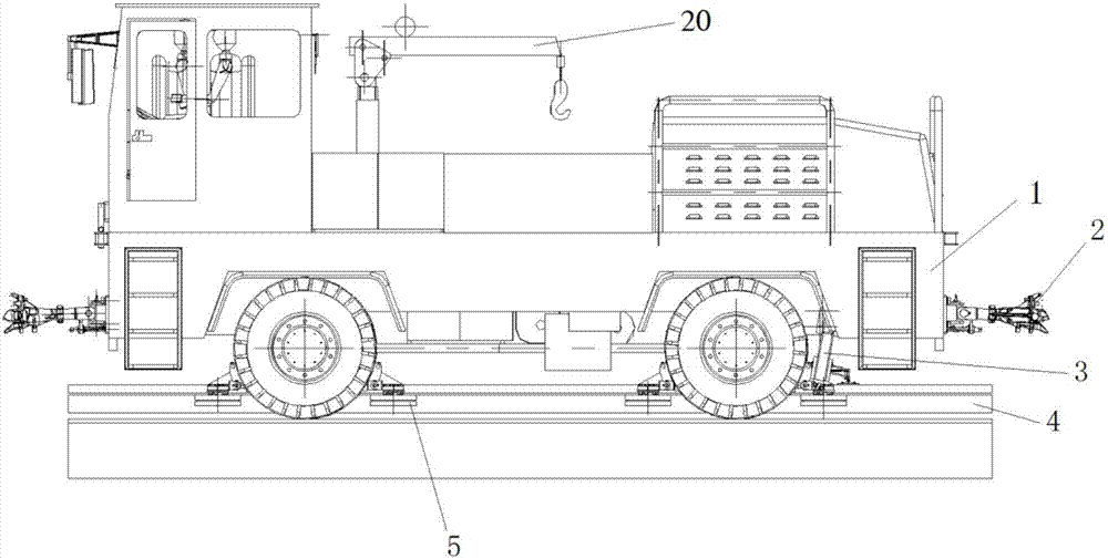 APM train engineering vehicle